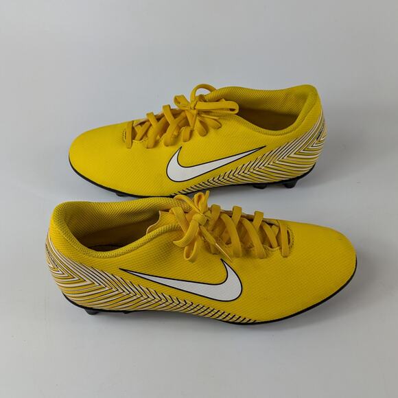 Nike Mens US Size 6.5 Mercurial Vapor XII 12 Club Neymar JR FG Yellow A03129 710